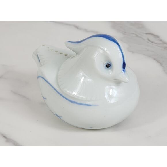 Ben Rickert Blue Bird Potpourri Holder 80's Fine China 4 1/2" Japan Vintage - Picture 8 of 13